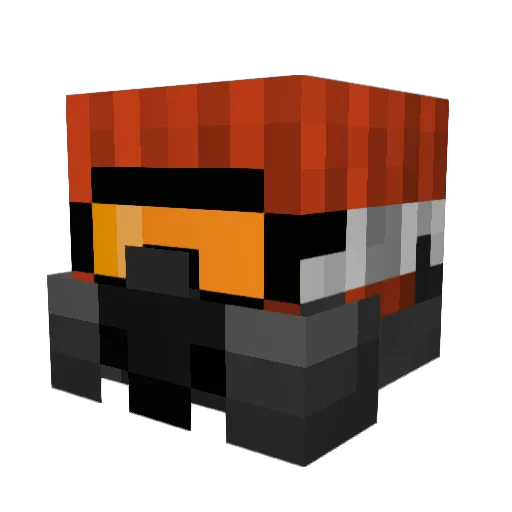 therider280 Minecraft avatar head, 3D render