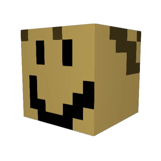 therinDUBACKBABY Minecraft avatar head, 3D render