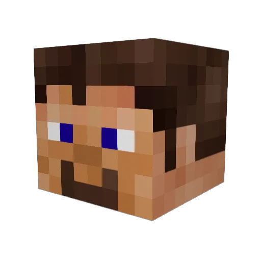 theroncanney Minecraft avatar head, 3D render
