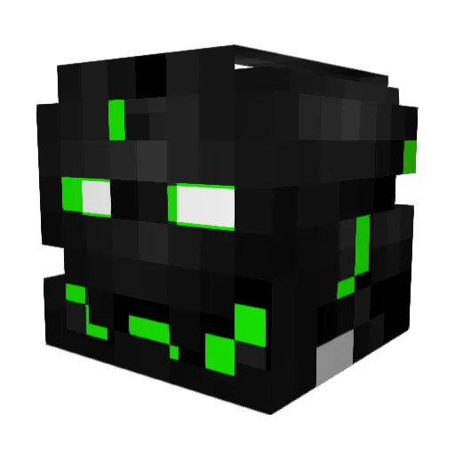 theronslee Minecraft avatar head, 3D render