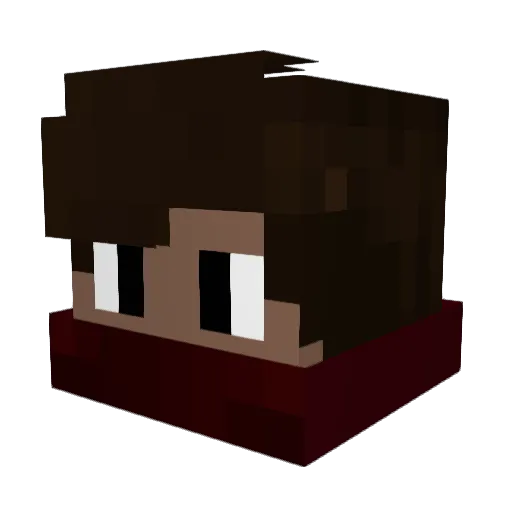 thers3001 Minecraft avatar head, 3D render