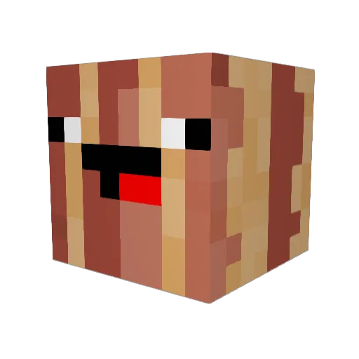 therussianlicker Minecraft avatar head, 3D render