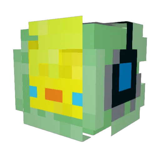 theshadowhunter9 Minecraft avatar head, 3D render