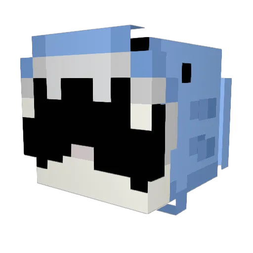thesilentfox29 Minecraft avatar head, 3D render