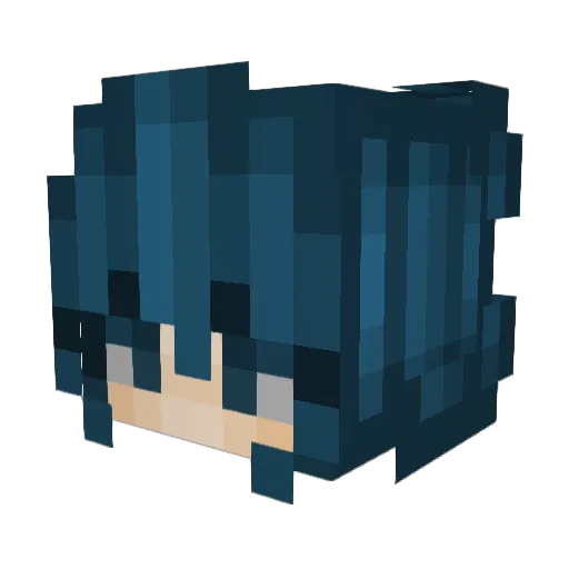 thesilenti Minecraft avatar head, 3D render