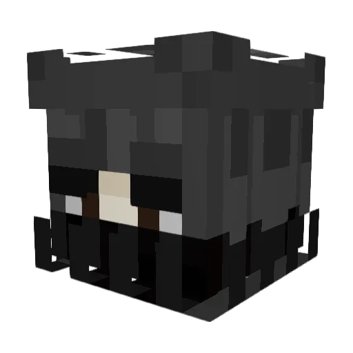 thesilentjoke Minecraft avatar head, 3D render