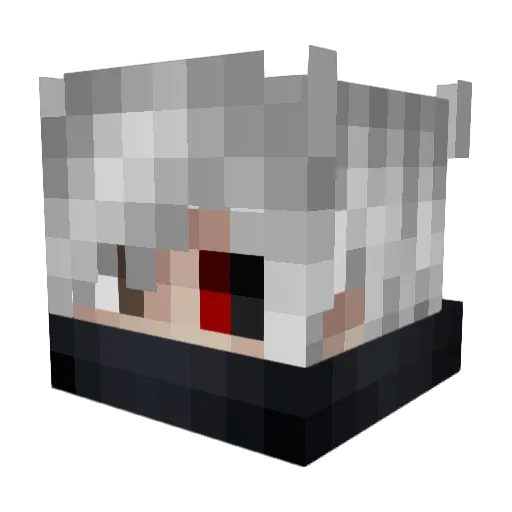 thesimpleplayer Minecraft avatar head, 3D render