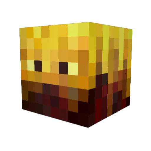 thesirbloque1 Minecraft avatar head, 3D render