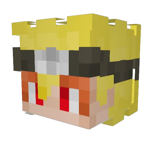 theskill3471 Minecraft avatar head, 3D render