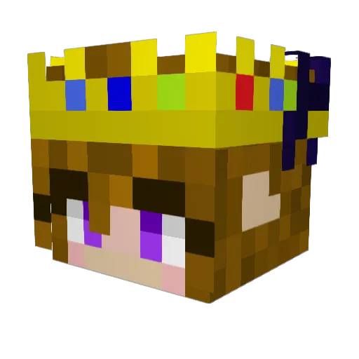 theskyzie Minecraft avatar head, 3D render