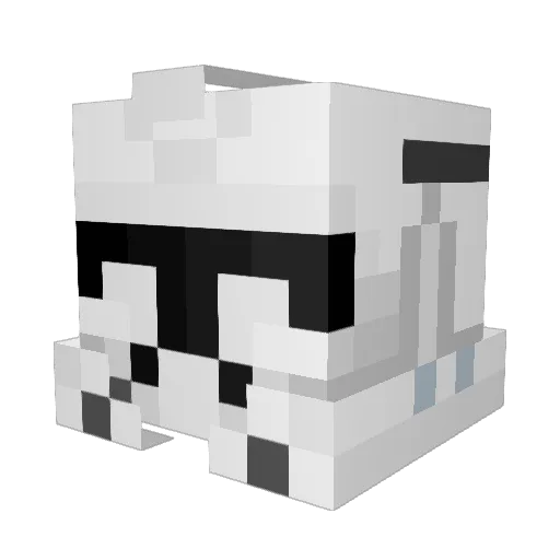 theslapper Minecraft avatar head, 3D render