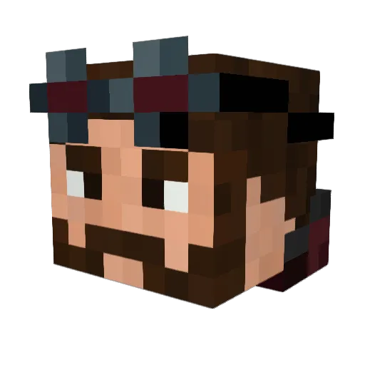 theslayer945 Minecraft avatar head, 3D render