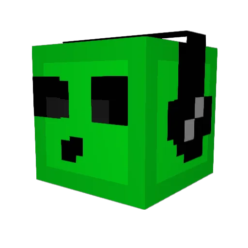 theslime2611 Minecraft avatar head, 3D render
