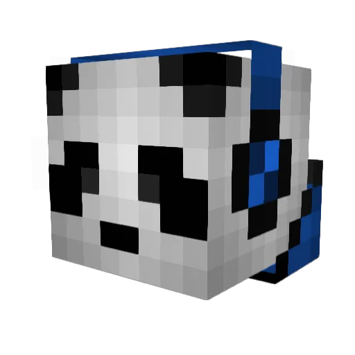 theslypanda Minecraft avatar head, 3D render