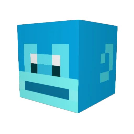 thesnailplays Minecraft avatar head, 3D render