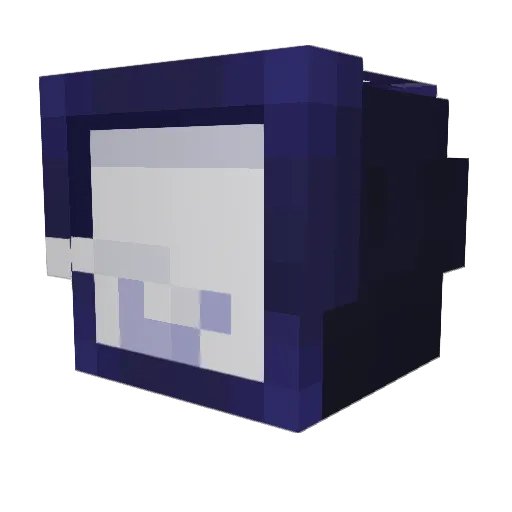thesouleclectic Minecraft avatar head, 3D render