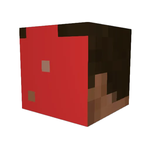 thesteve08 Minecraft avatar head, 3D render