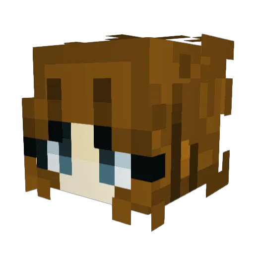 thestonedlemon Minecraft avatar head, 3D render