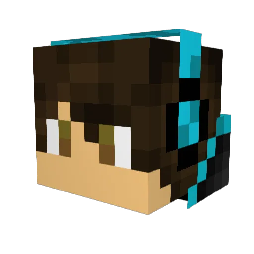 thestorm0906 Minecraft avatar head, 3D render