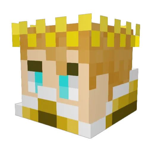 thestupidboiii Minecraft avatar head, 3D render