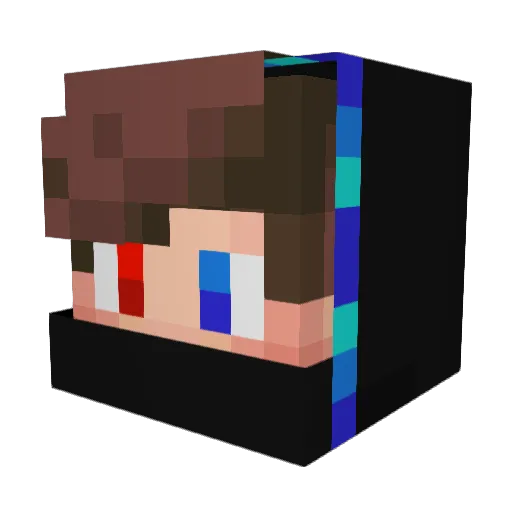 thetank83 Minecraft avatar head, 3D render