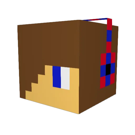 theterminator119 Minecraft avatar head, 3D render
