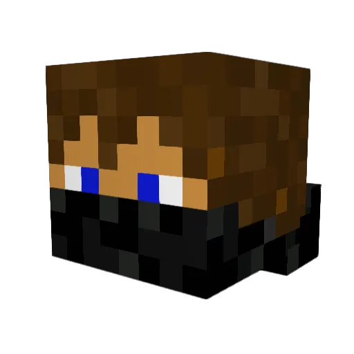 thetom42 Minecraft avatar head, 3D render