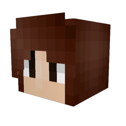 thetriSARAHtops Minecraft avatar head, 3D render