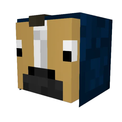 thetrue10 Minecraft avatar head, 3D render
