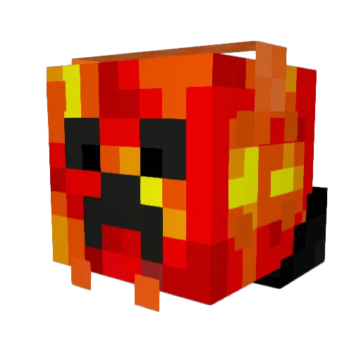 theukebox Minecraft avatar head, 3D render