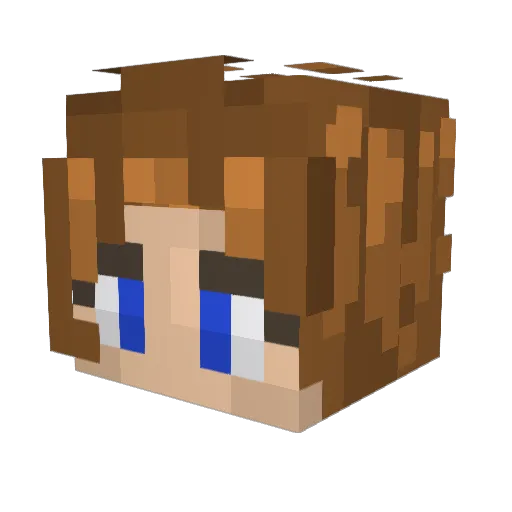 theultimatetheif Minecraft avatar head, 3D render