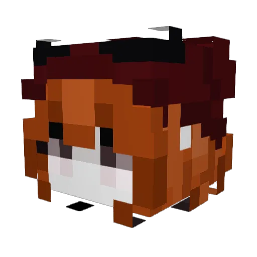 theuncreativeone Minecraft avatar head, 3D render