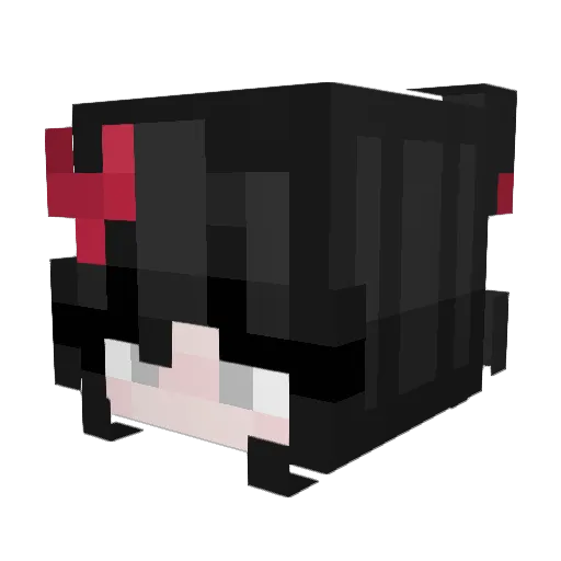 theundercommons Minecraft avatar head, 3D render