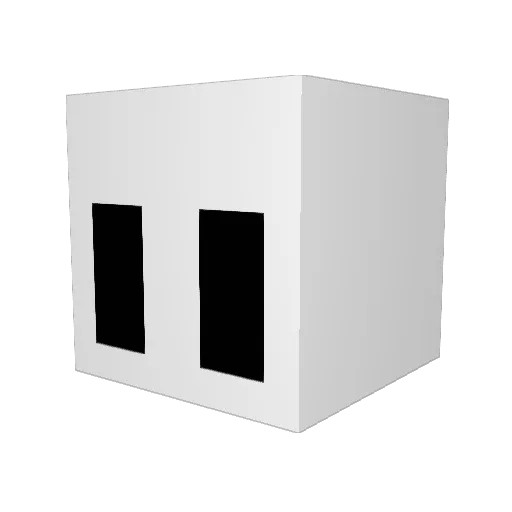 theurepa Minecraft avatar head, 3D render
