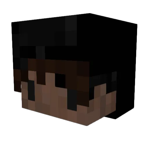 thevibeb0t Minecraft avatar head, 3D render