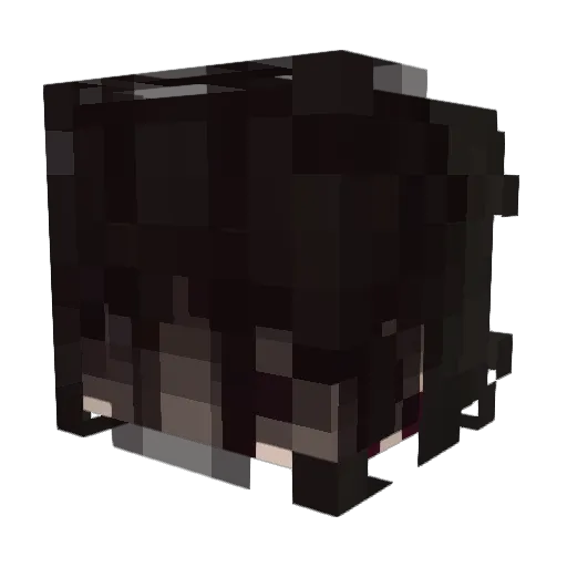 thevoidkeeper_ Minecraft avatar head, 3D render