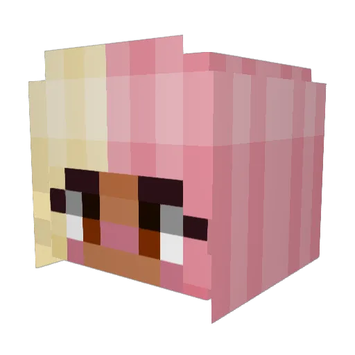 thevoidsdiary Minecraft avatar head, 3D render