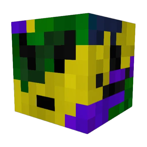 thewatcher324 Minecraft avatar head, 3D render
