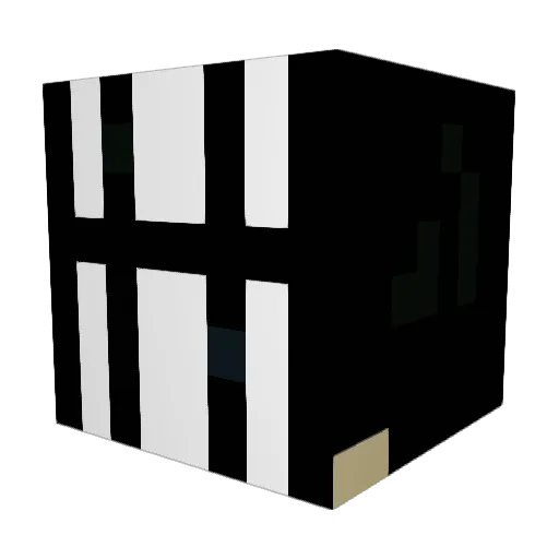 thewetsheep Minecraft avatar head, 3D render