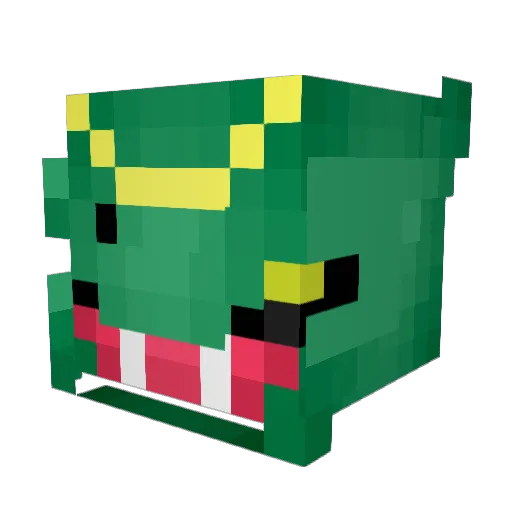 thewhitewolf100 Minecraft avatar head, 3D render