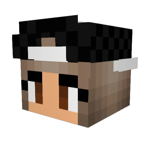 thewidow1518 Minecraft avatar head, 3D render