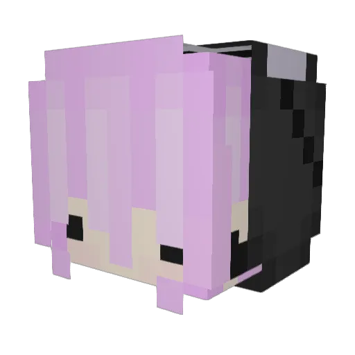 thewingedprince Minecraft avatar head, 3D render
