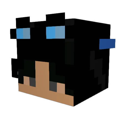 thewither1126 Minecraft avatar head, 3D render