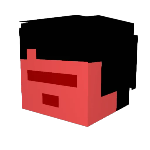 thewoist Minecraft avatar head, 3D render
