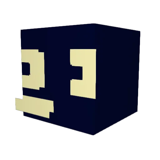 thewrittenmoon Minecraft avatar head, 3D render