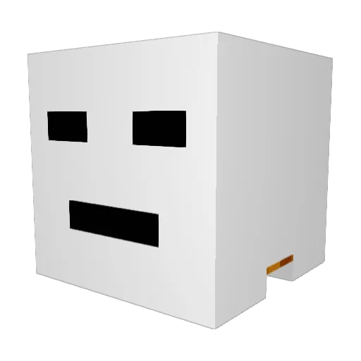 thewulfmann Minecraft avatar head, 3D render
