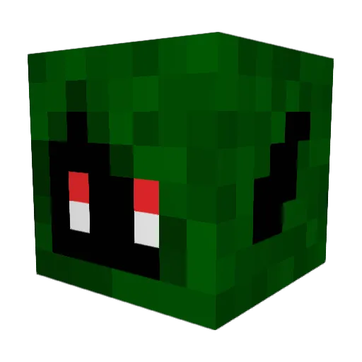 thexblade Minecraft avatar head, 3D render