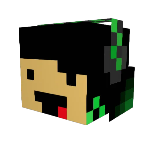 thexplayer64 Minecraft avatar head, 3D render