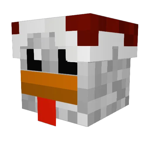 theycallmedrizzy Minecraft avatar head, 3D render
