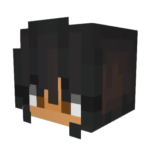 theylovesydney Minecraft avatar head, 3D render